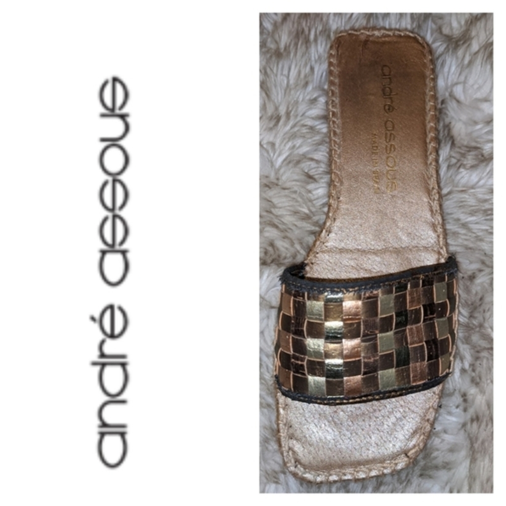 André Assous Womens Sari Leather Espadrille Size:8 - Picture 8 of 8